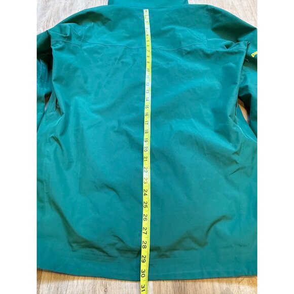 Patagonia Mens Green Yellow Powder Bowl Jacket Recco Medium Goretex - Picture 9 of 14